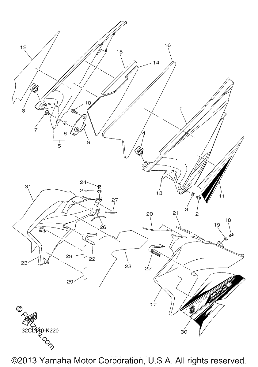 Diagrama de SIDE COVER