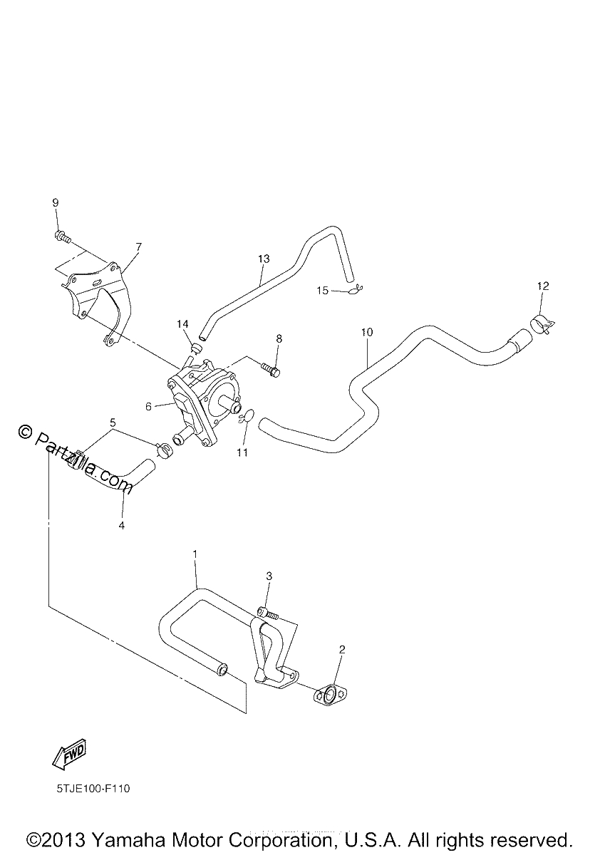 Diagrama de AIR INDUCTION SYSTEM