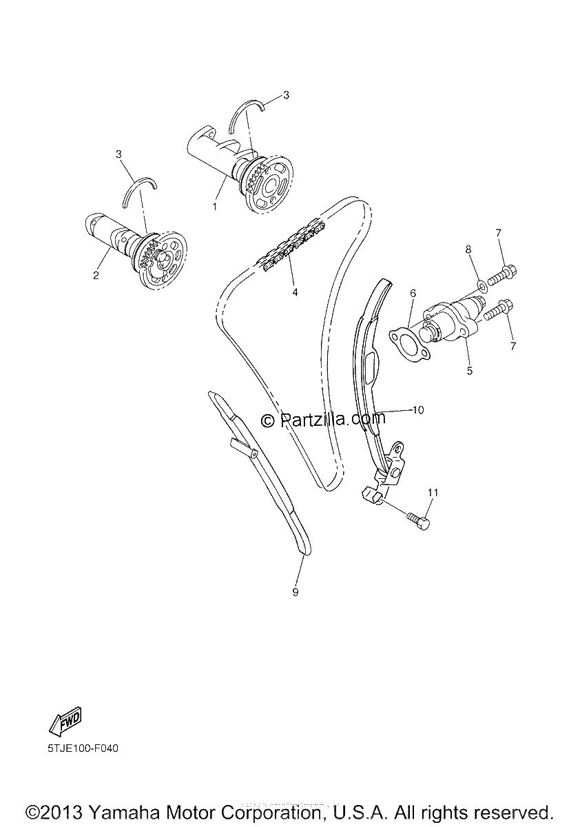 Diagrama de CAMSHAFT CHAIN