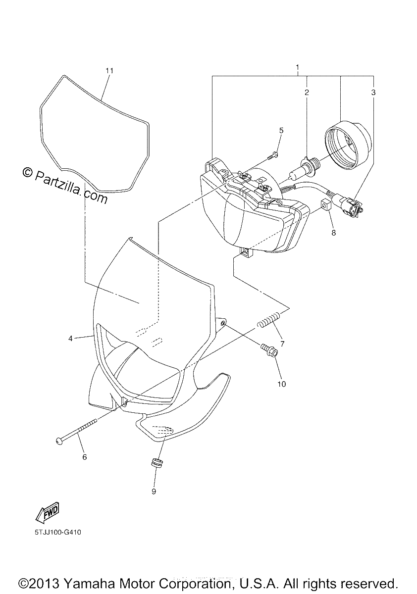 Diagrama de HEADLIGHT