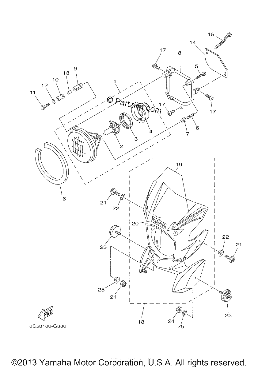Diagrama de HEADLIGHT