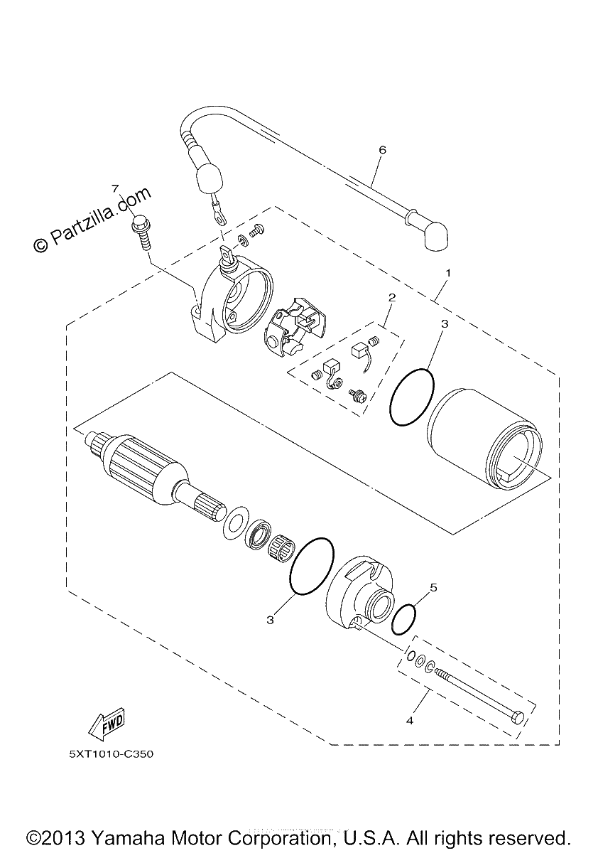 Diagrama de STARTING MOTOR