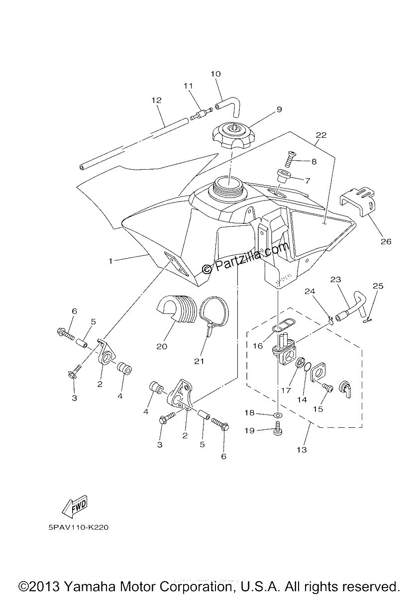 Diagrama de FUEL TANK