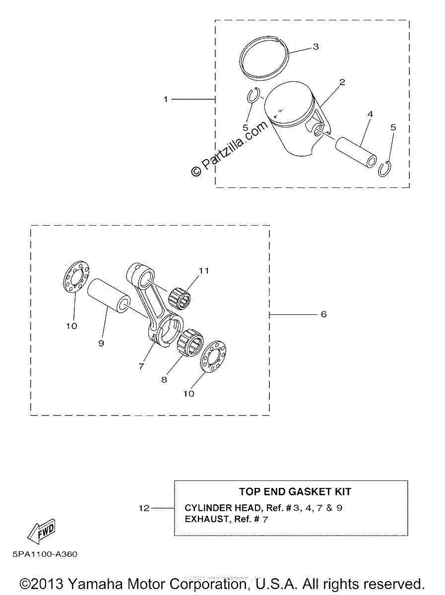 Diagrama de OPTIONAL PARTS