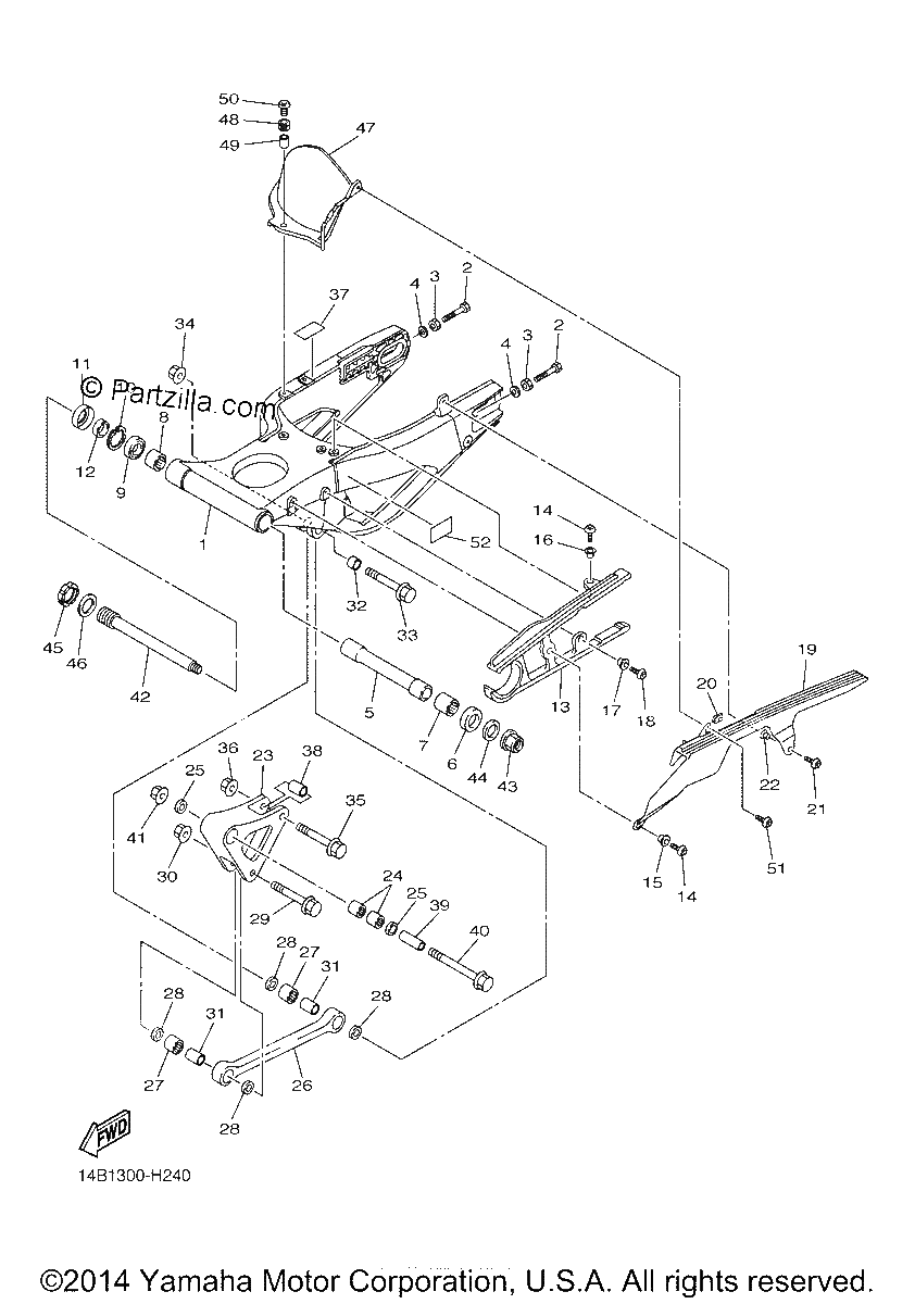Diagrama de REAR ARM