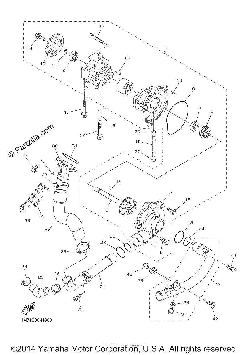 Diagrama de WATER PUMP