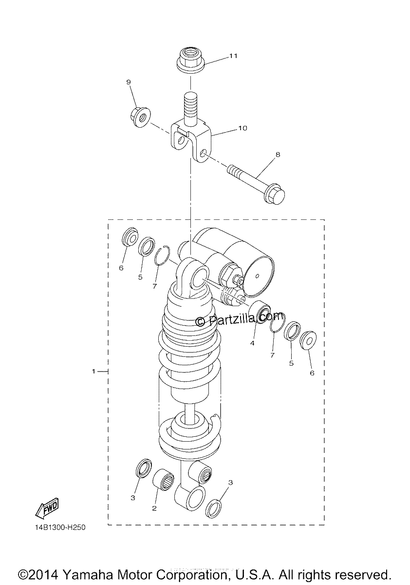 Diagrama de REAR SUSPENSION