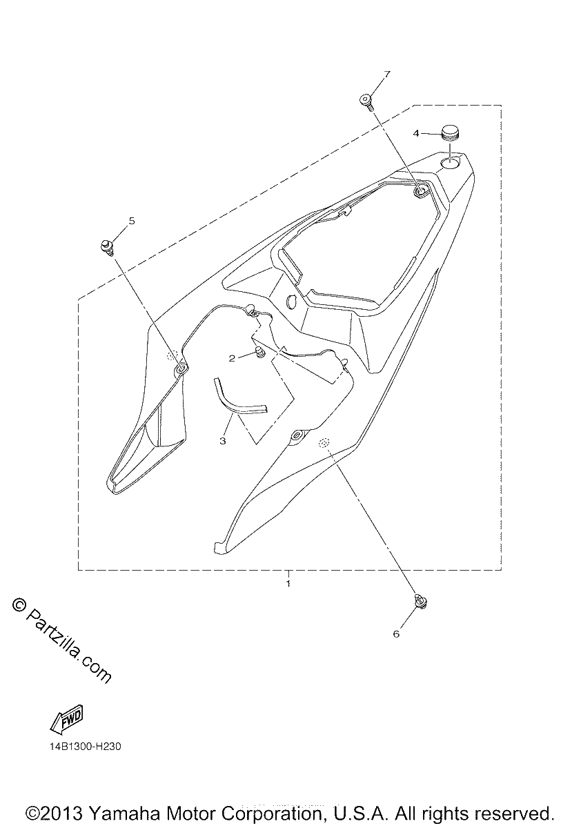 Diagrama de SIDE COVER