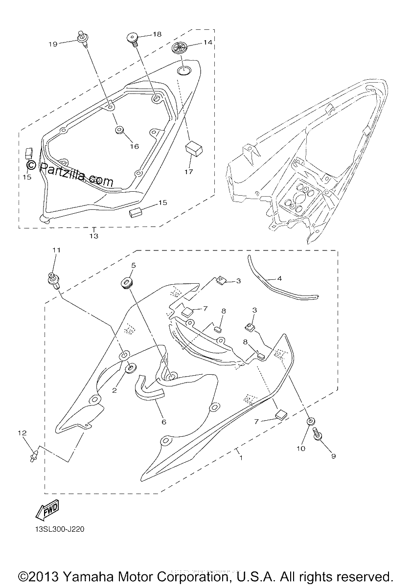 Diagrama de SIDE COVER