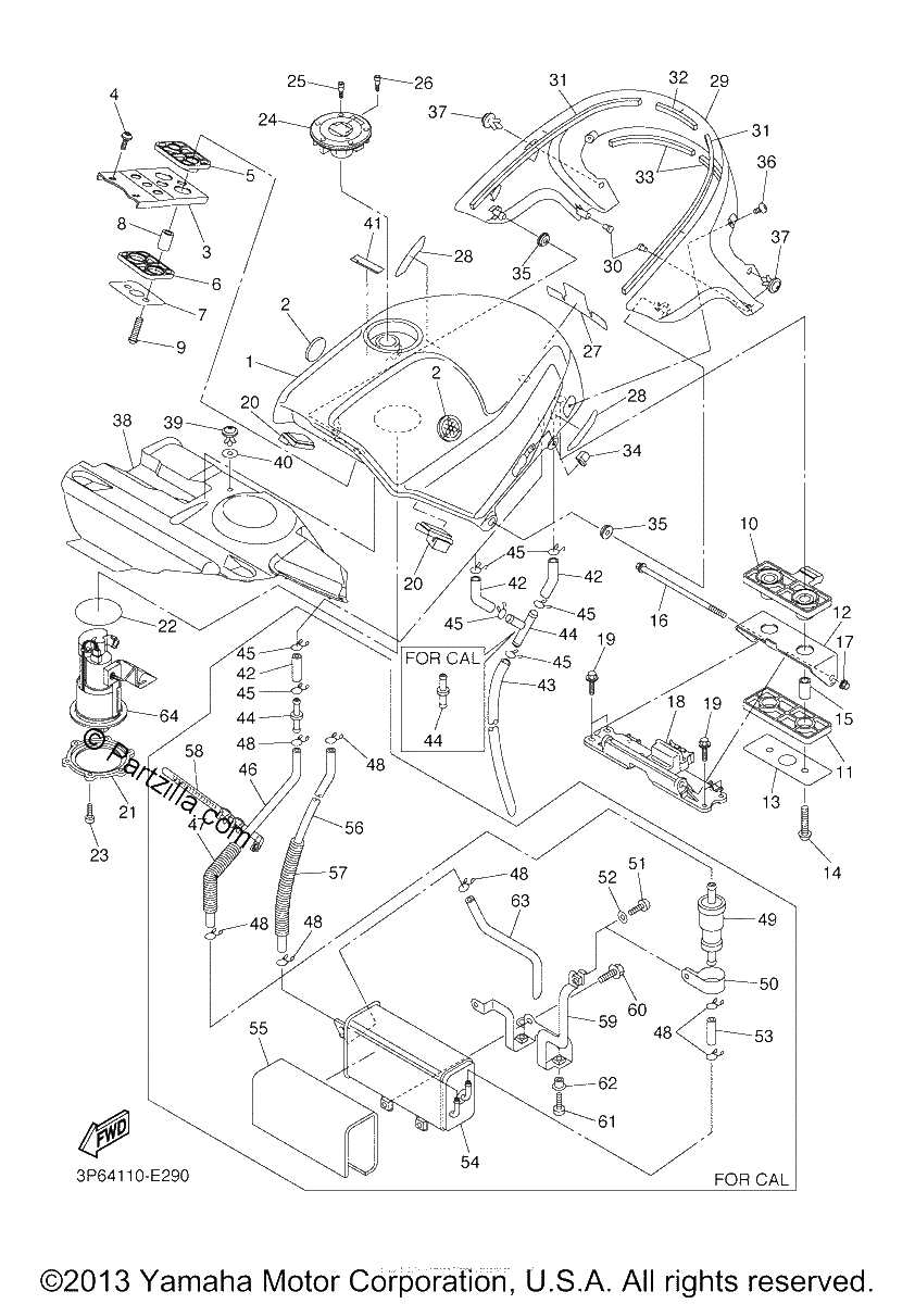 Diagrama de FUEL TANK
