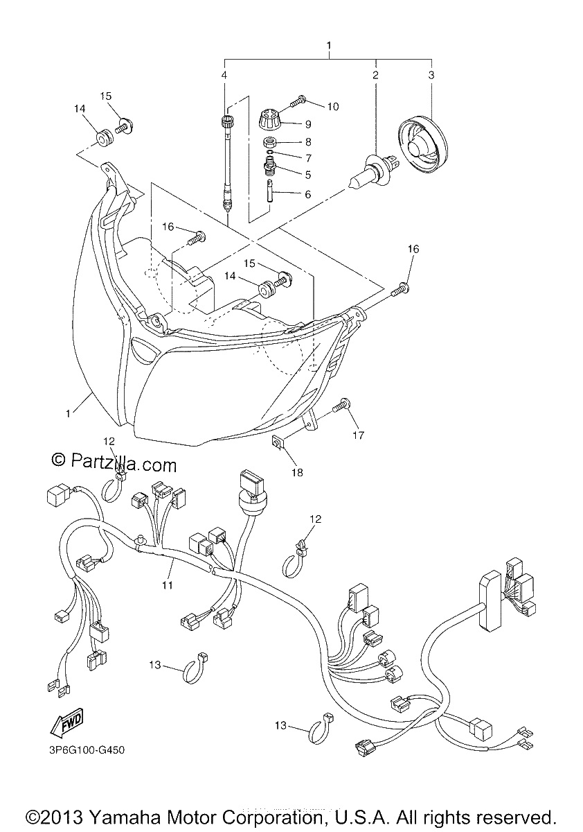 Diagrama de HEADLIGHT