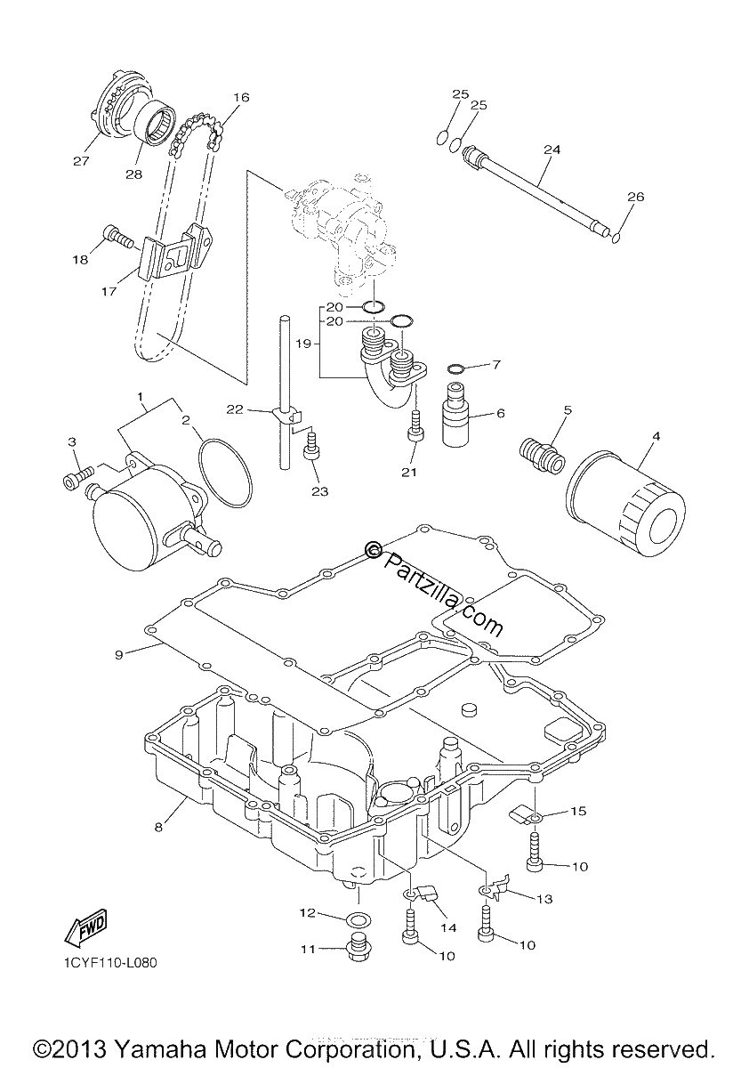Diagrama de OIL COOLER