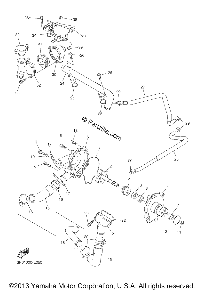 Diagrama de WATER PUMP