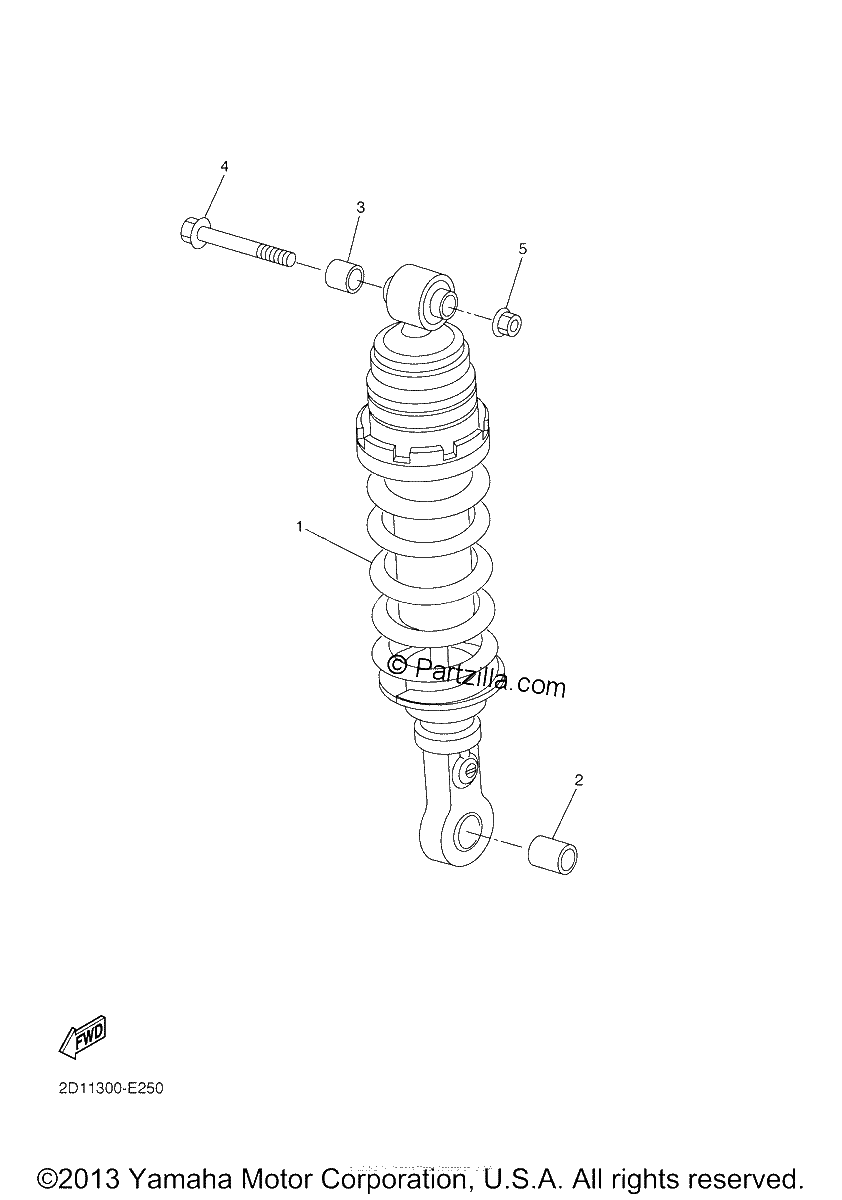 Diagrama de REAR SUSPENSION