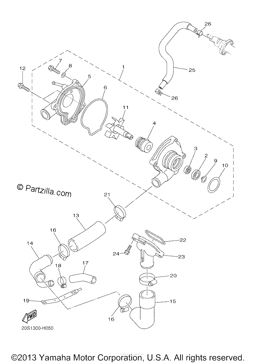 Diagrama de WATER PUMP