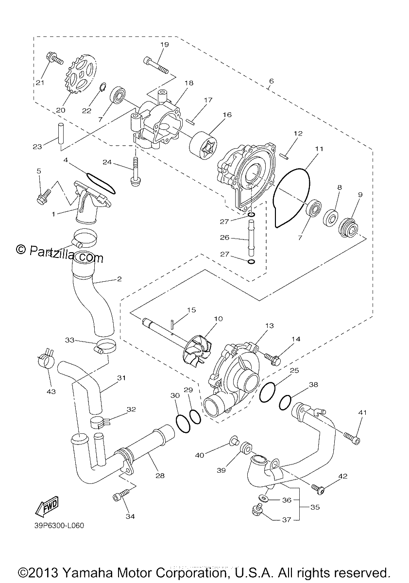 Diagrama de WATER PUMP