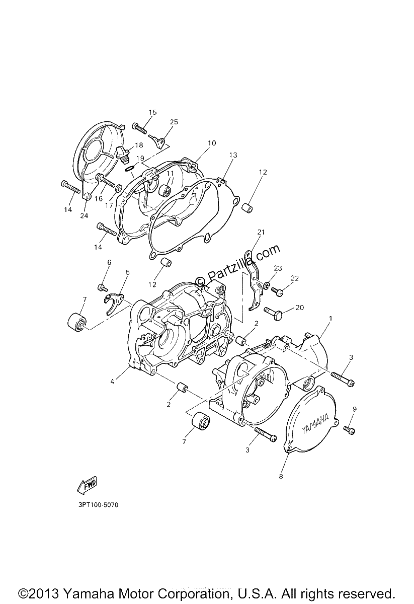 Diagrama de CRANKCASE