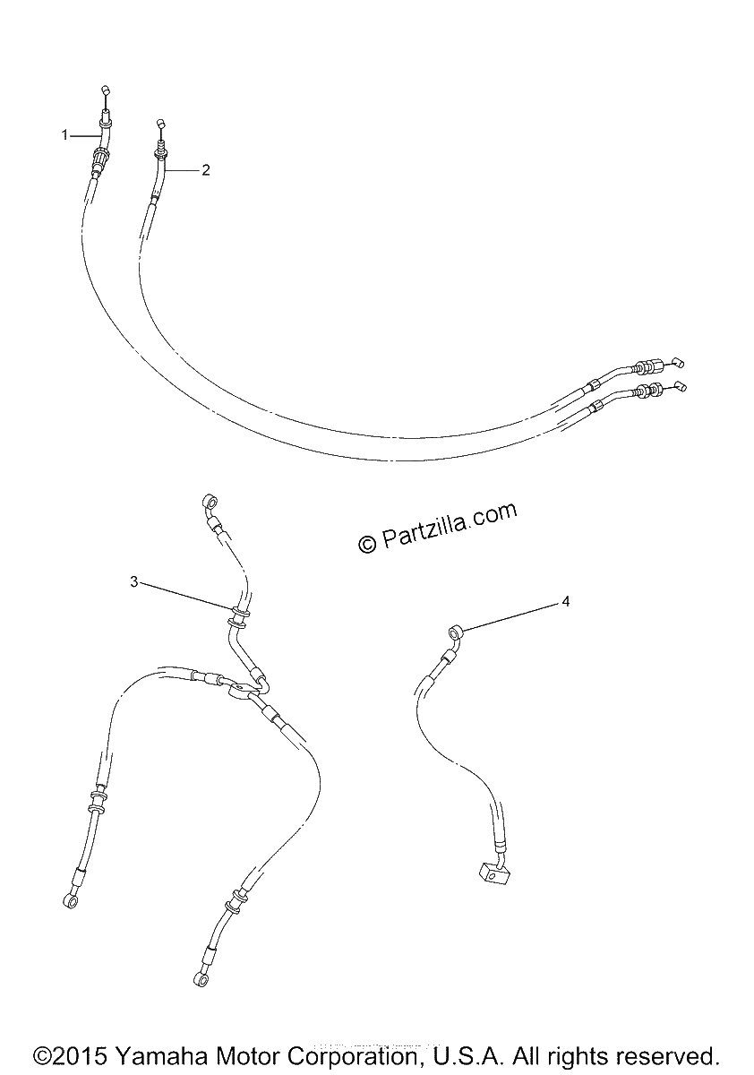 Diagrama de ALTERNATE HOSES CABLES