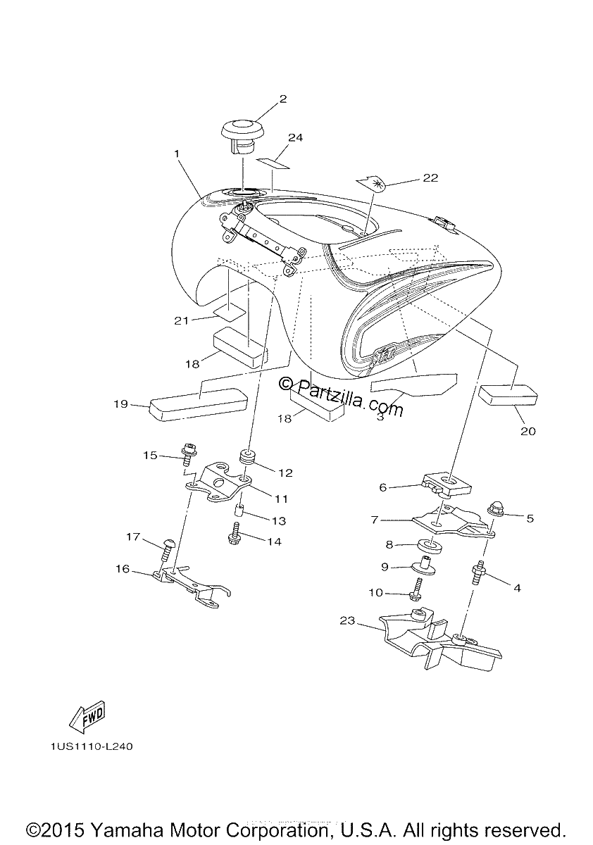 Diagrama de FUEL TANK