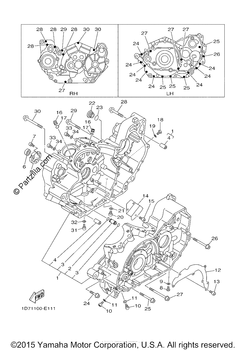 Diagrama de CRANKCASE
