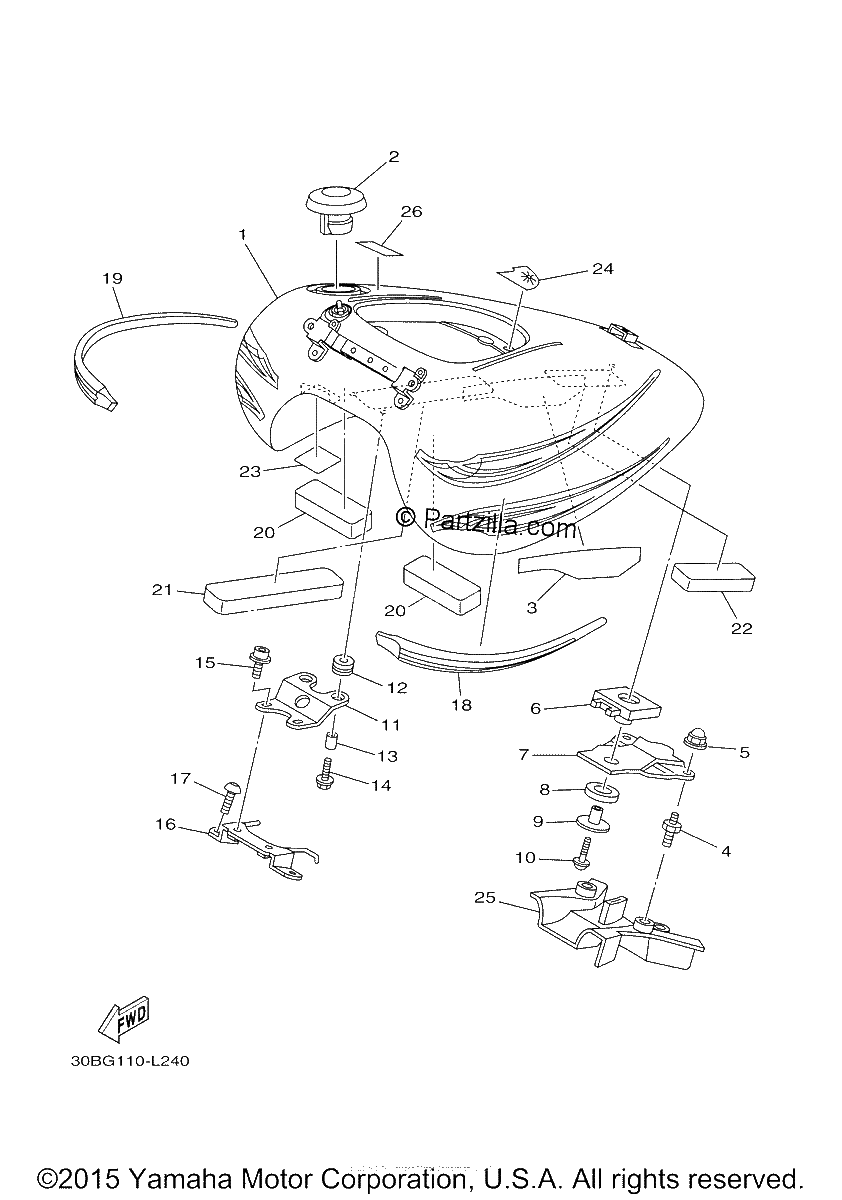 Diagrama de FUEL TANK