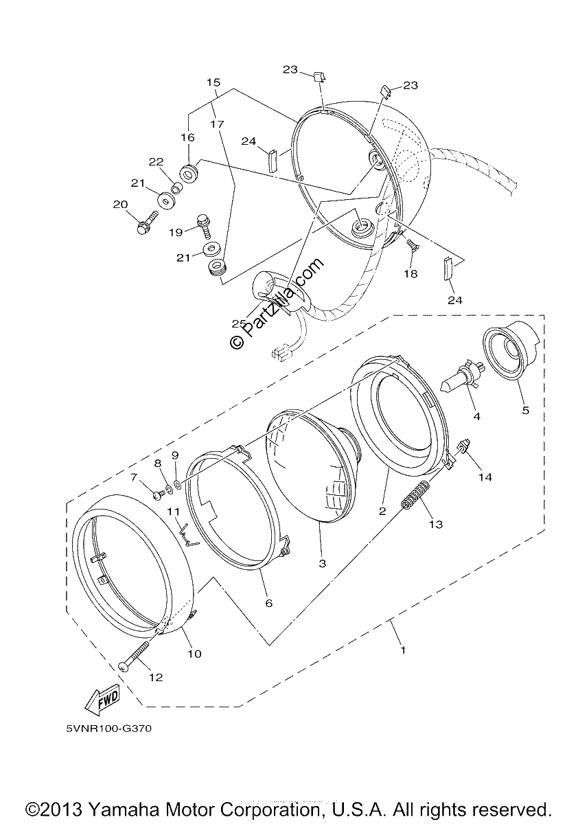 Diagrama de HEADLIGHT
