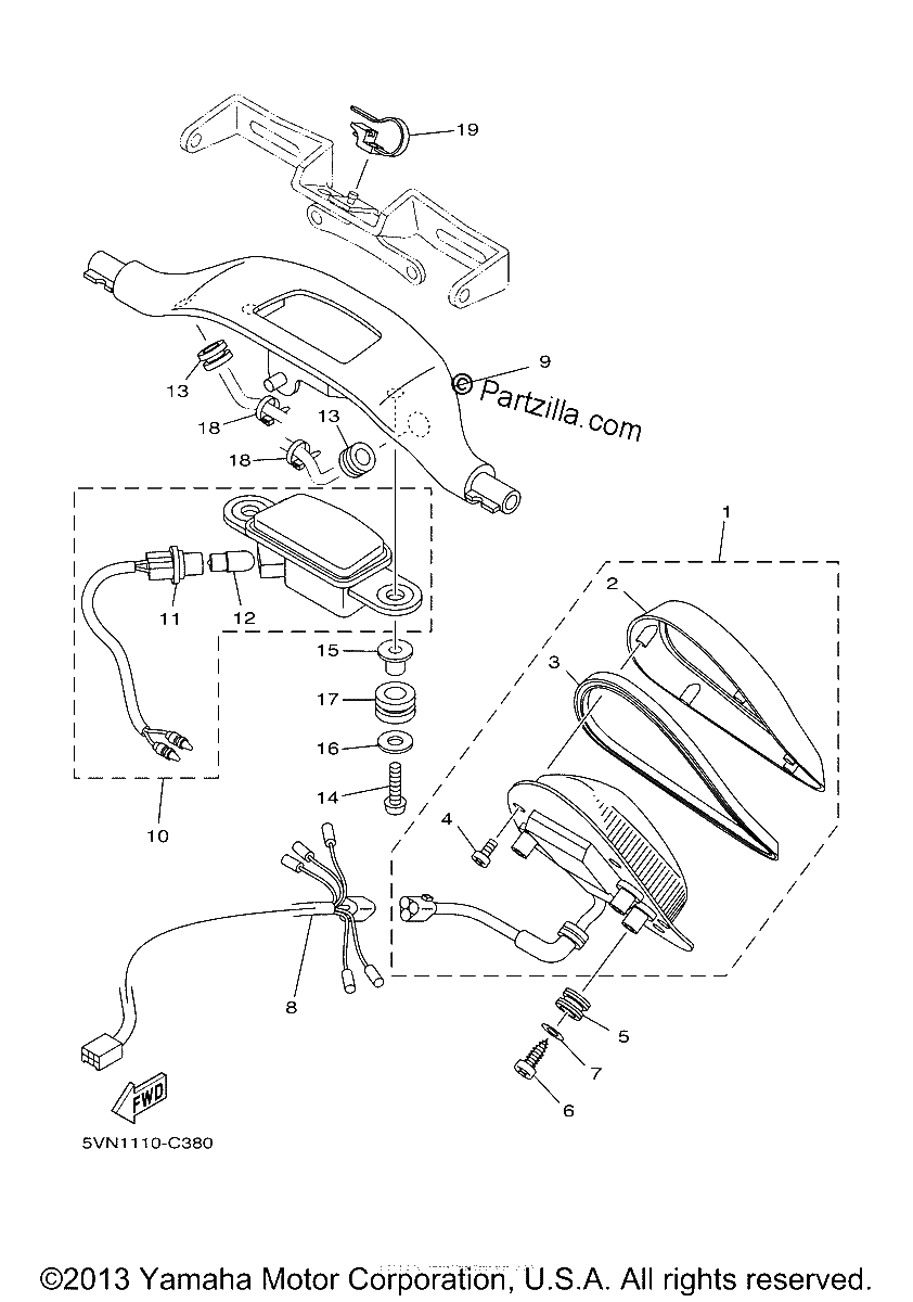 Diagrama de TAILLIGHT