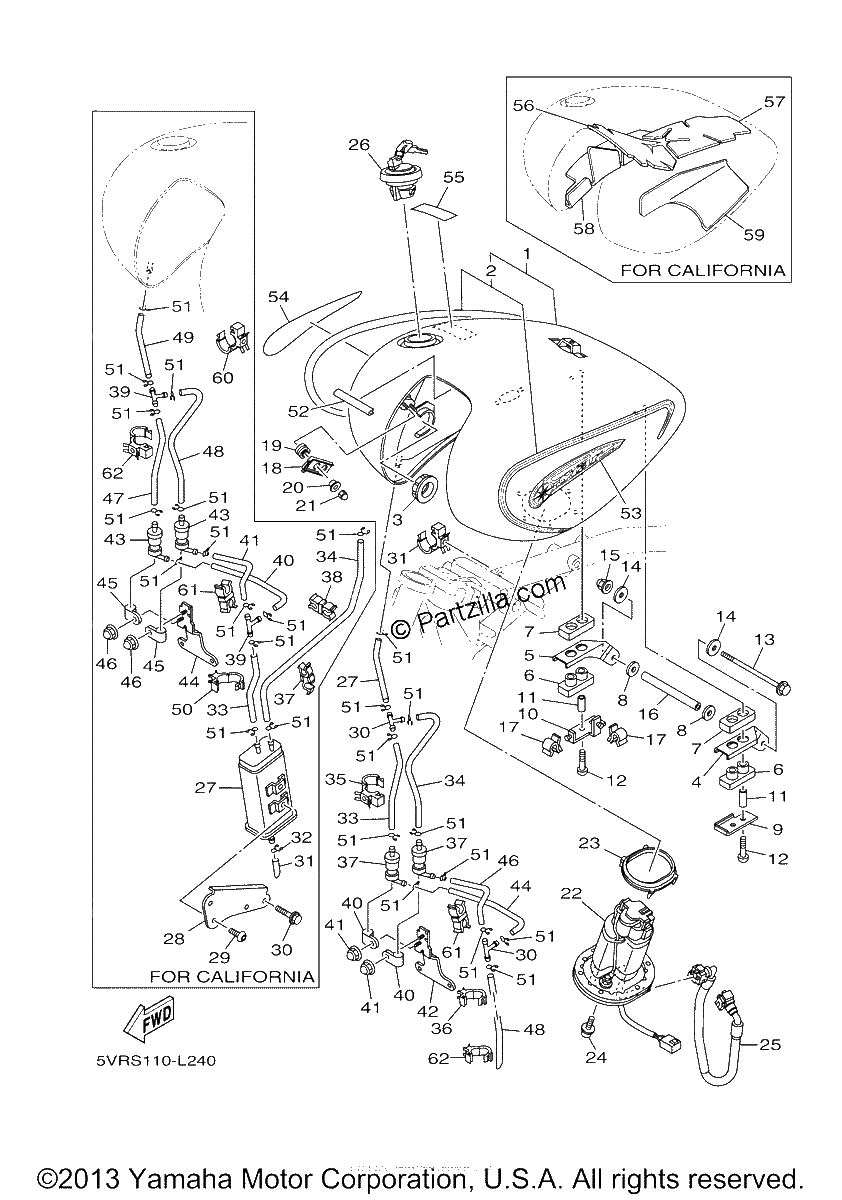 Diagrama de FUEL TANK