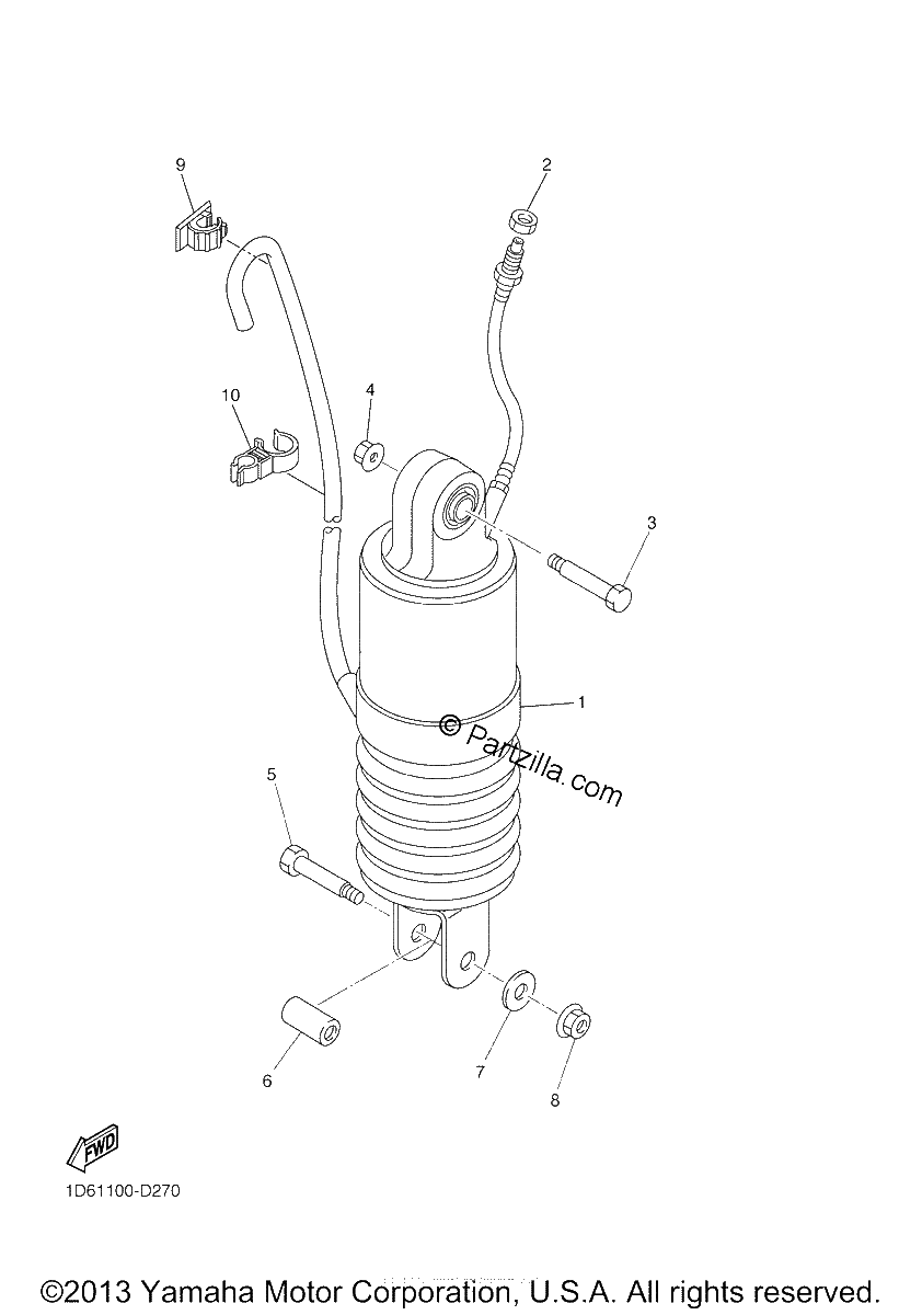 Diagrama de REAR SUSPENSION