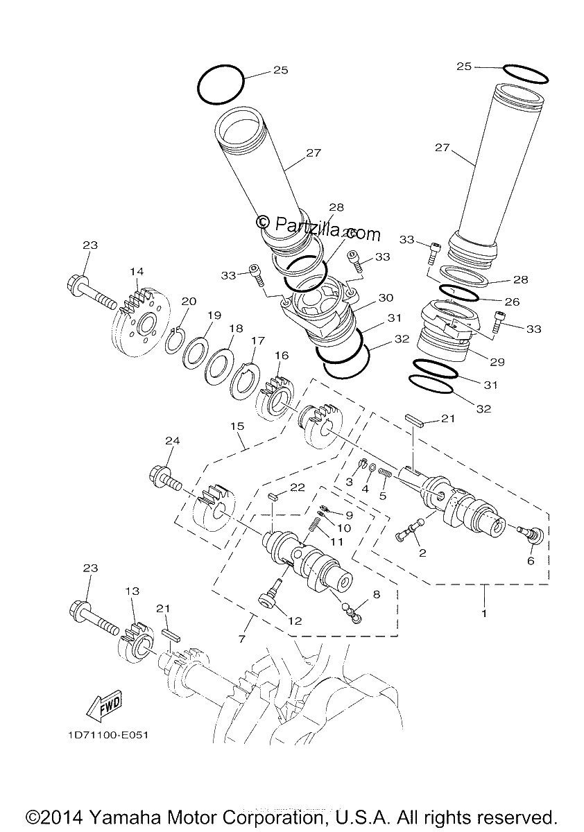 Diagrama de CAMSHAFT CHAIN