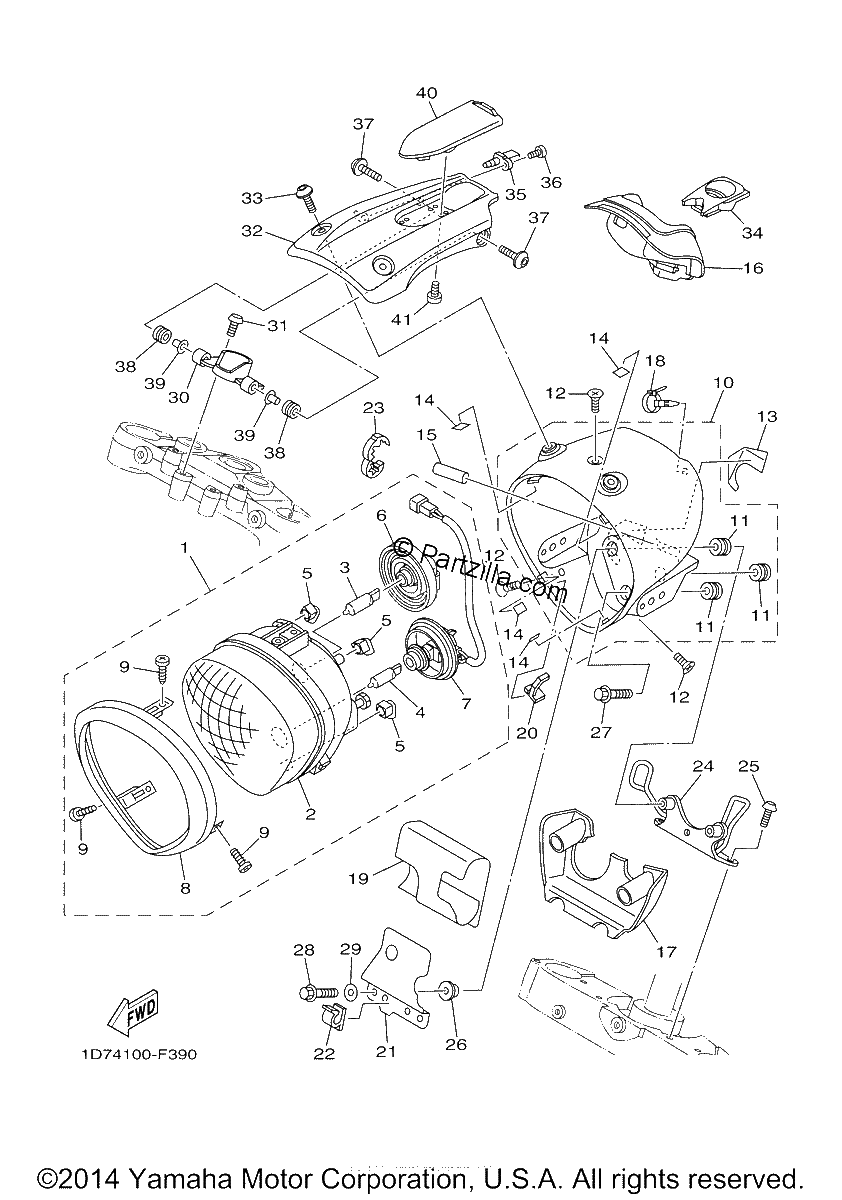 Diagrama de HEADLIGHT