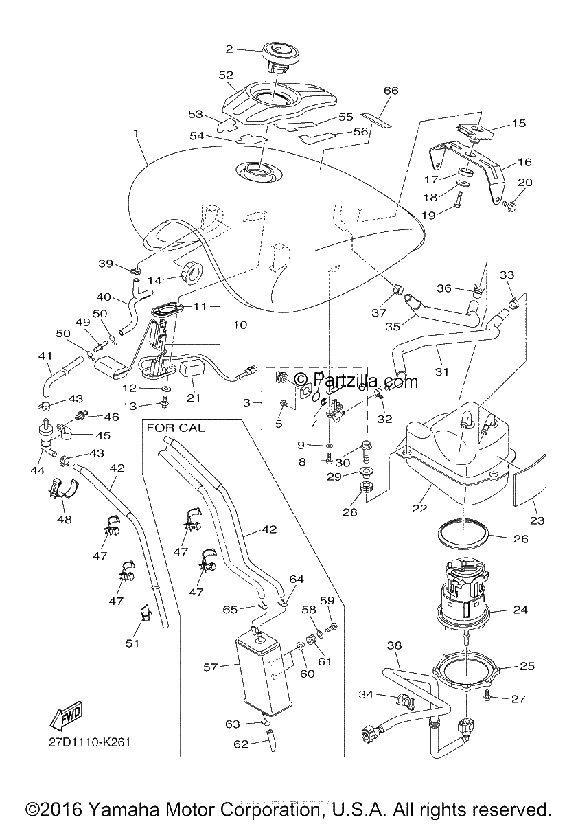 Diagrama de FUEL TANK