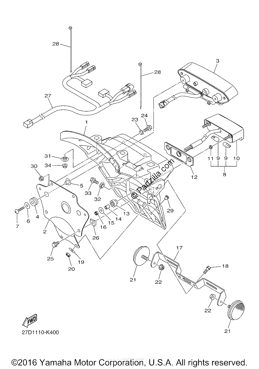 Diagrama de TAILLIGHT