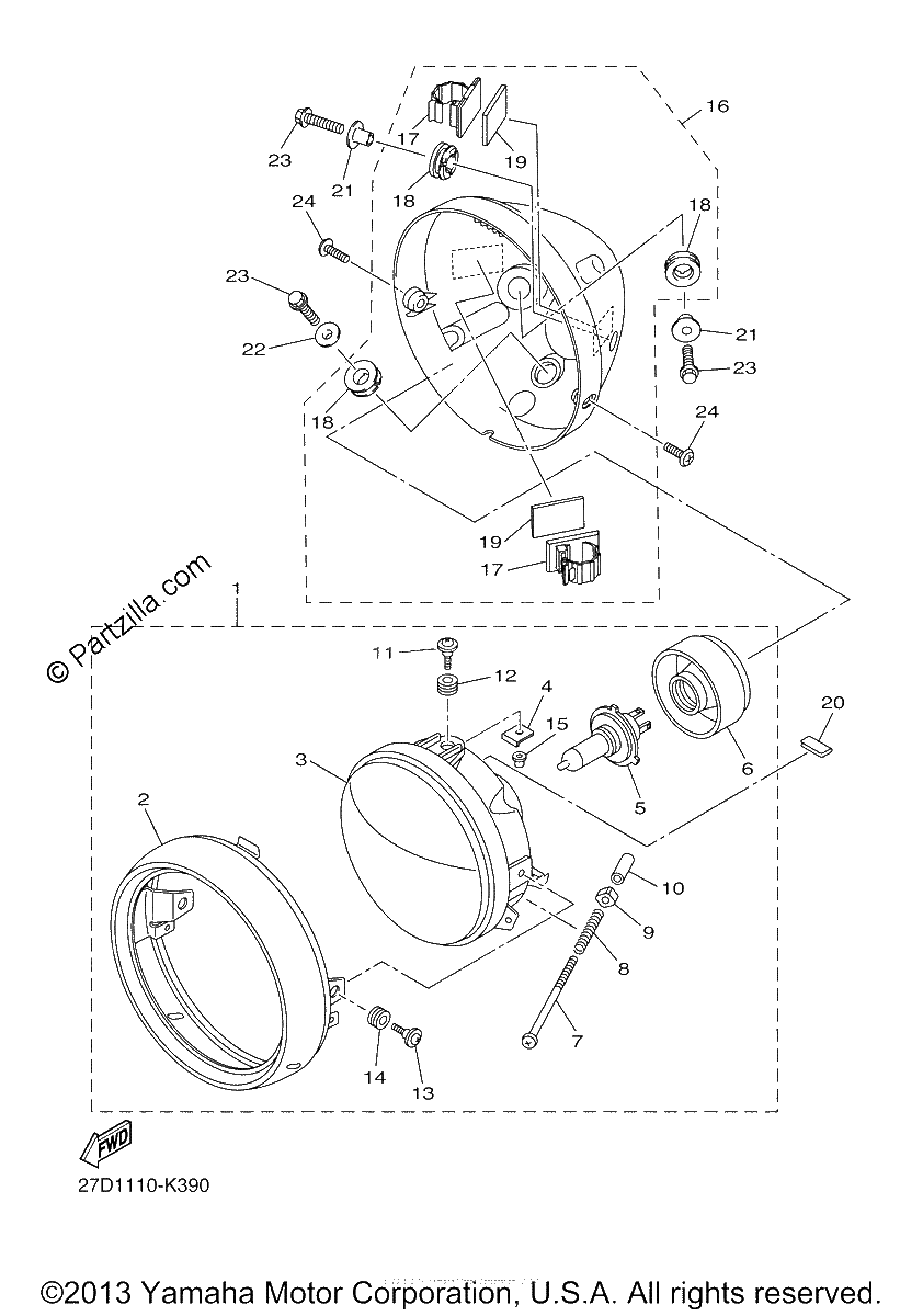 Diagrama de HEADLIGHT