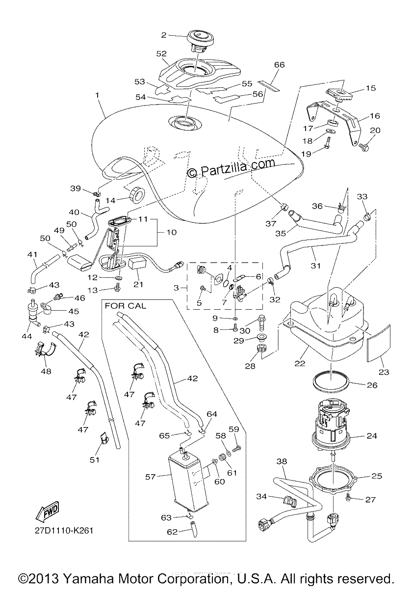Diagrama de FUEL TANK