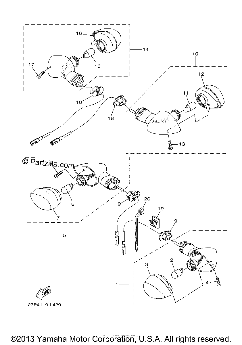 Diagrama de FLASHER LIGHT