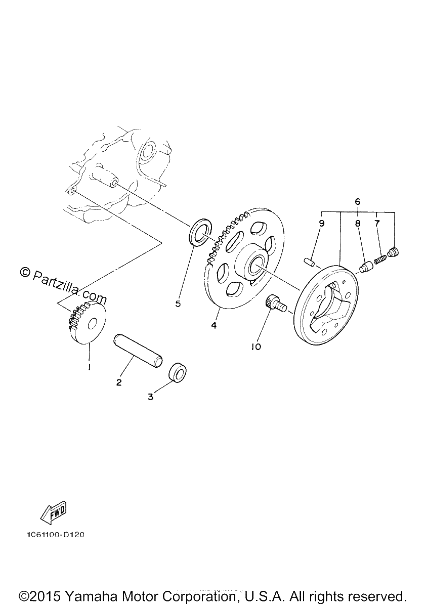 Diagrama de STARTER CLUTCH