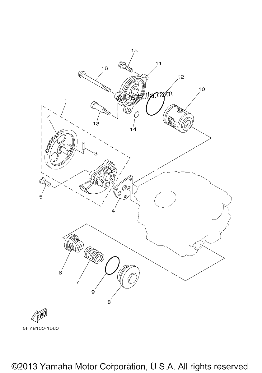 Diagrama de OIL PUMP