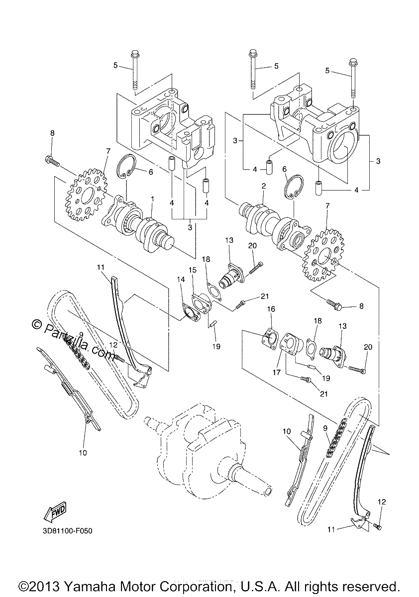 Diagrama de CAMSHAFT CHAIN