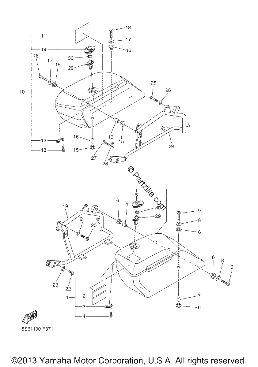 Diagrama de SADDLEBAG