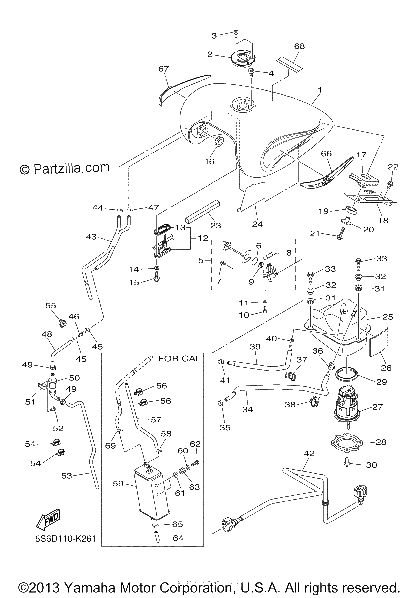 Diagrama de FUEL TANK