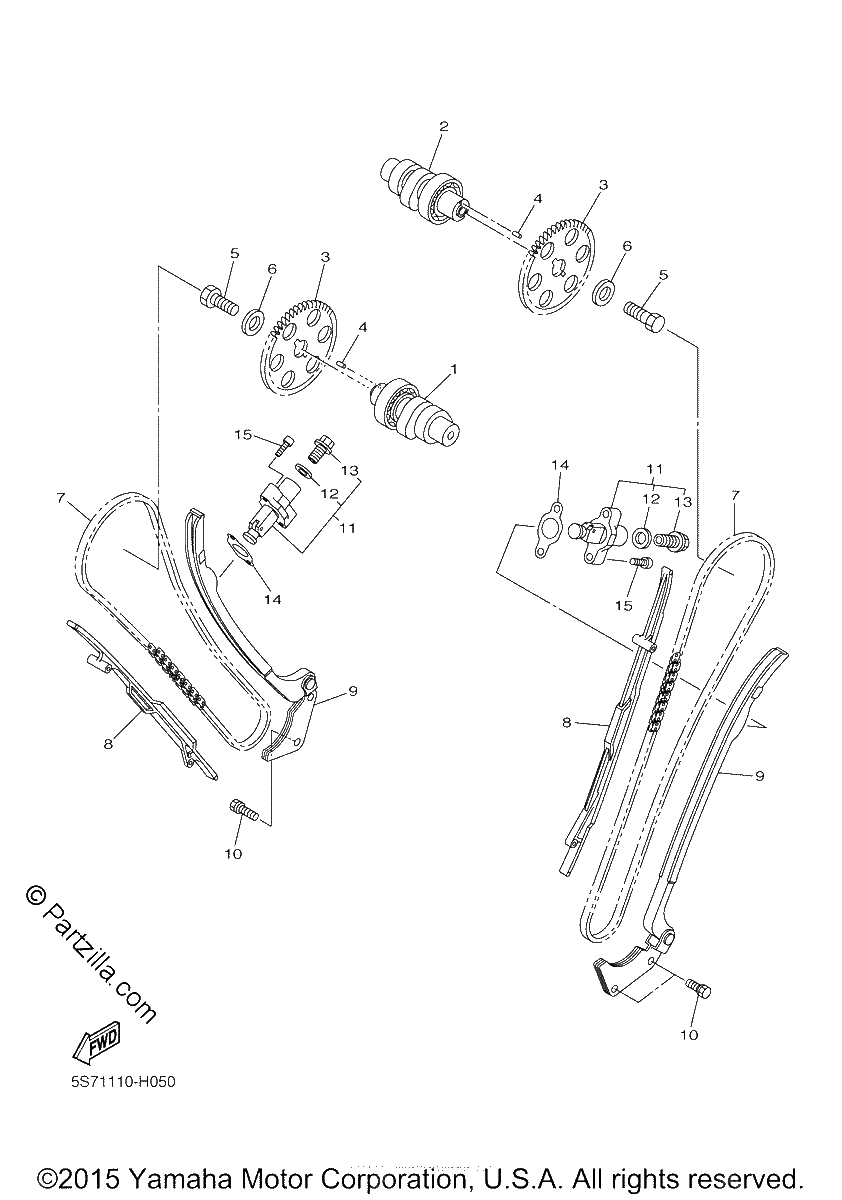 Diagrama de CAMSHAFT CHAIN