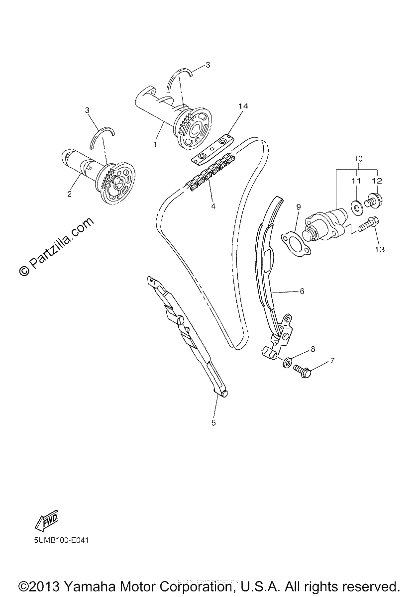 Diagrama de CAMSHAFT CHAIN