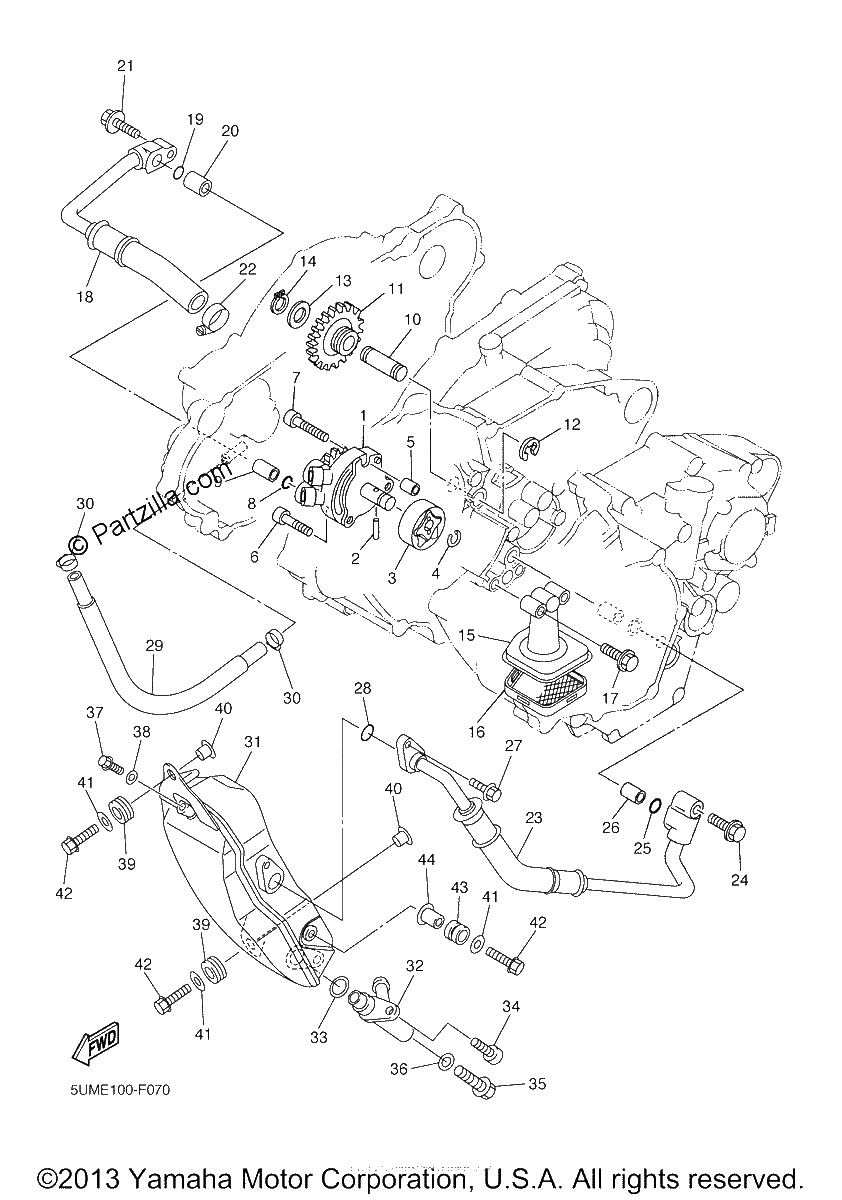 Diagrama de OIL PUMP