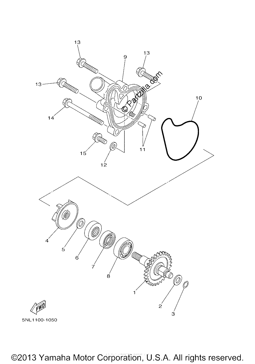Diagrama de WATER PUMP