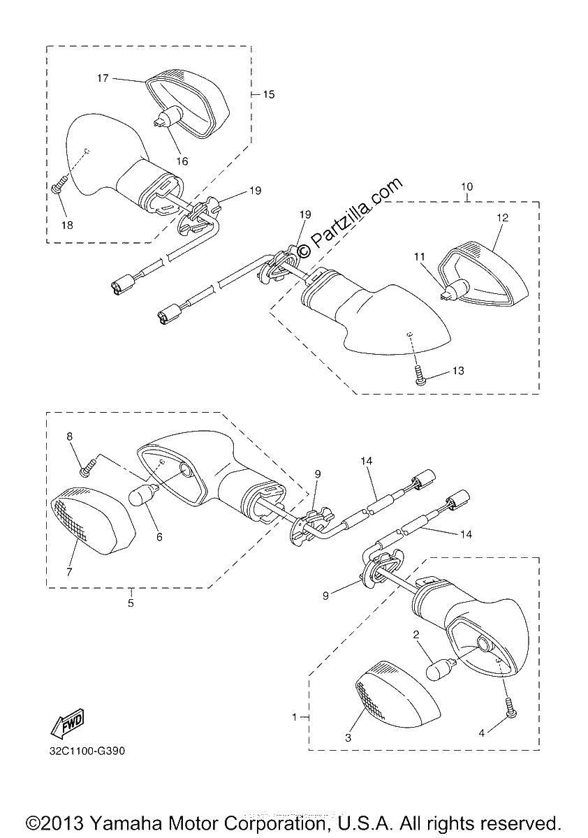 Diagrama de FLASHER LIGHT