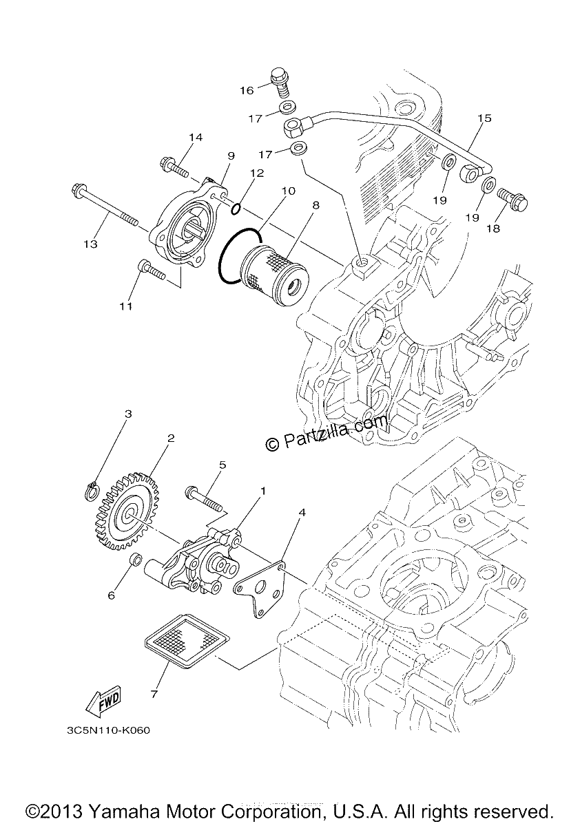 Diagrama de OIL PUMP
