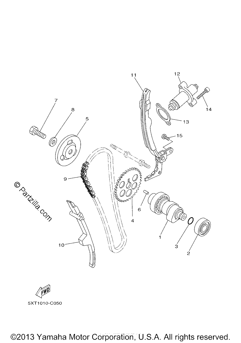 Diagrama de CAMSHAFT CHAIN