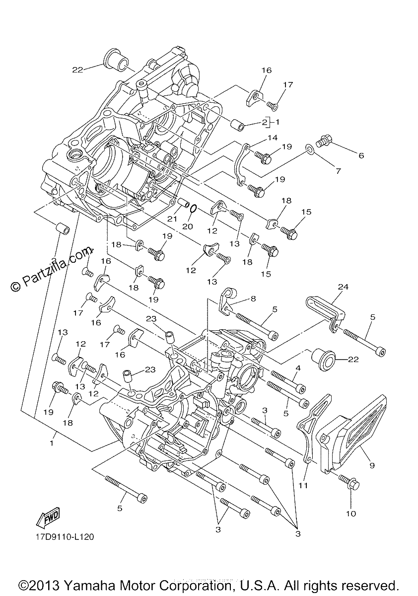 Diagrama de CRANKCASE