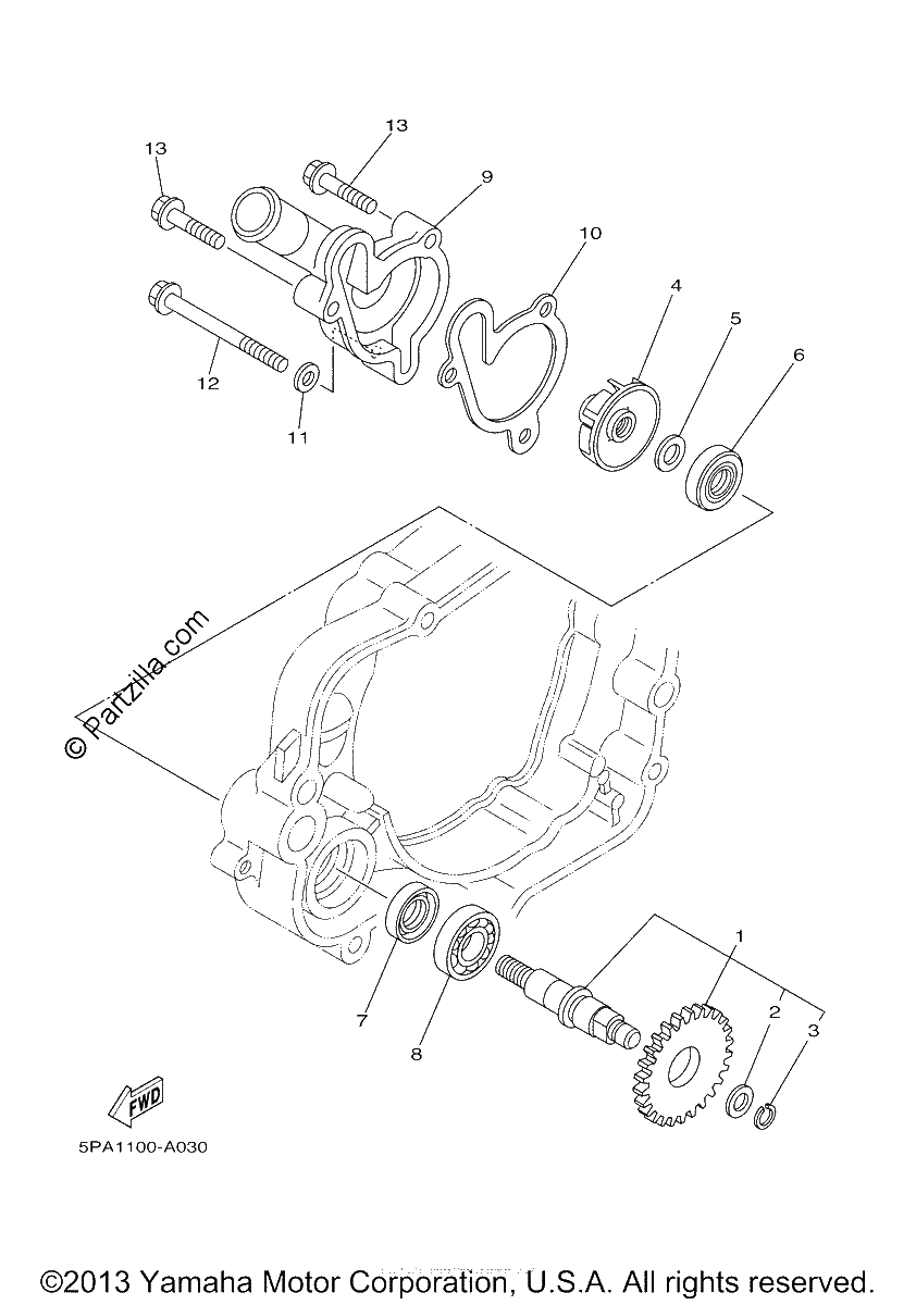 Diagrama de WATER PUMP